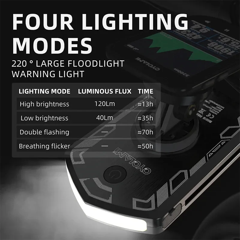 5000Mah Bike Light For Daytime Cycling
