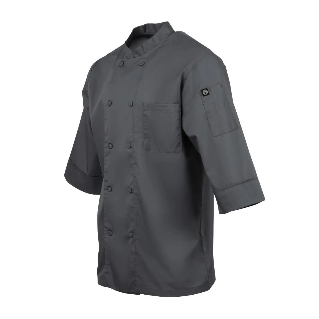 A934-XL Chef Works Unisex Chefs Jacket Grey XL