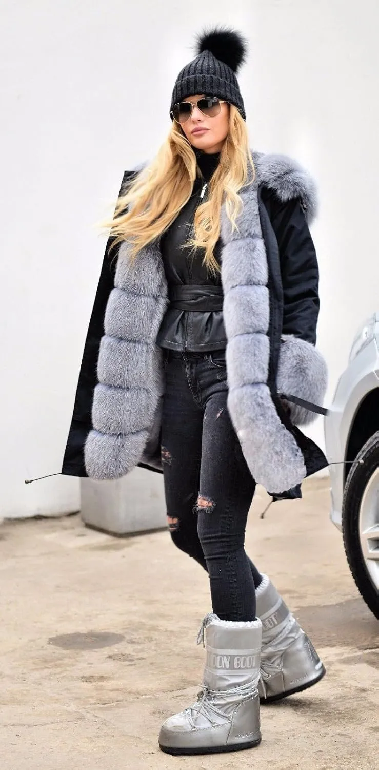 Aoxwomens Winter Coats for Women Puffer Jacket Lady Warm Thicken Long Parka Fall Spring Overcoat