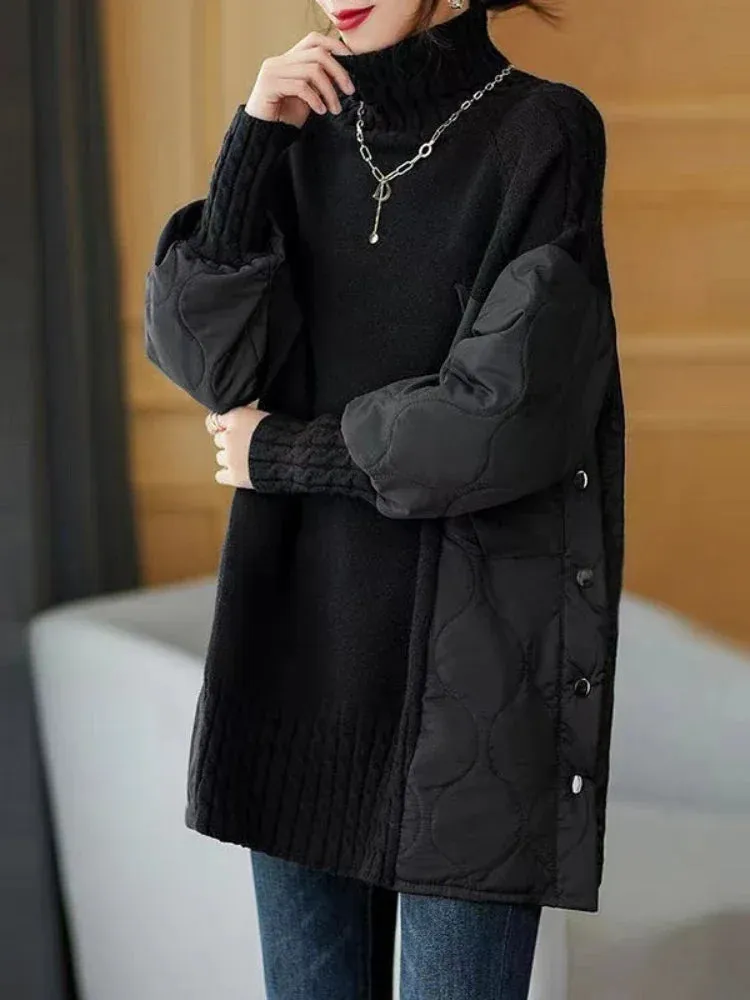 Autumn Street Style Fashion Turtleneck Sweaters - Ailime Designs
