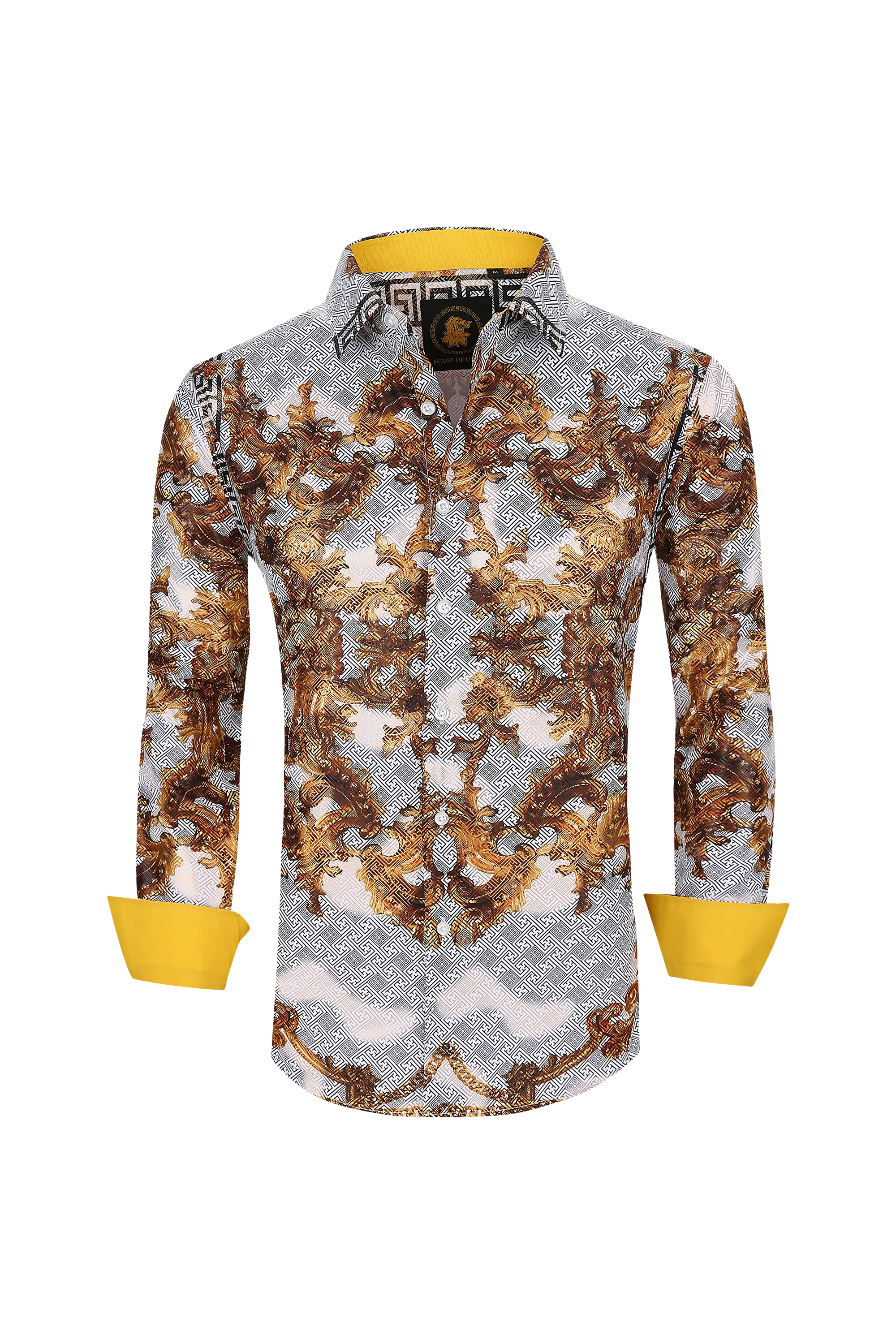 Avalon Men’s Slim Fit Modern Printed Shirt