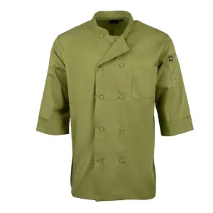 B107-M Chef Works Unisex Chefs Jacket Lime M