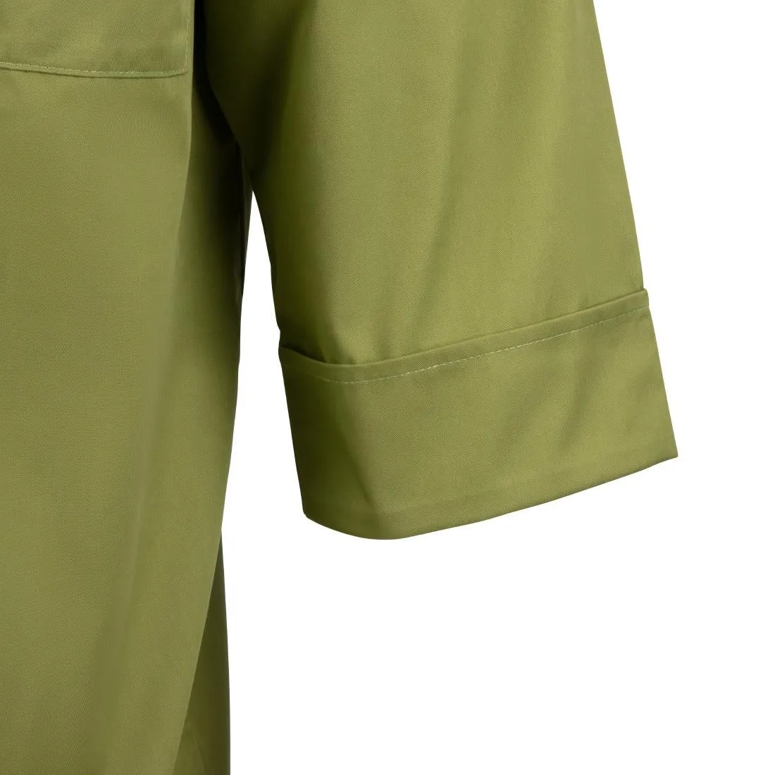 B107-M Chef Works Unisex Chefs Jacket Lime M