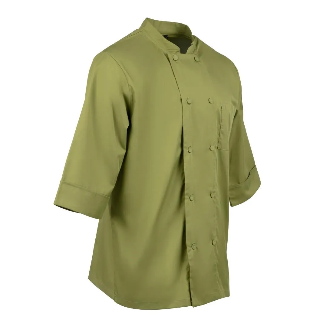 B107-M Chef Works Unisex Chefs Jacket Lime M