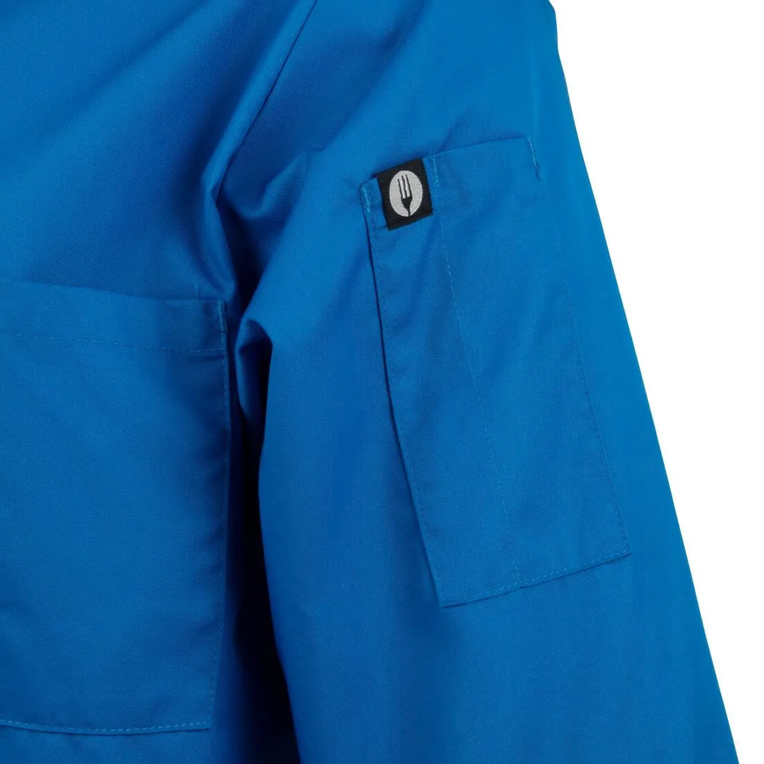 B178-XL Chef Works Unisex Chefs Jacket Blue XL