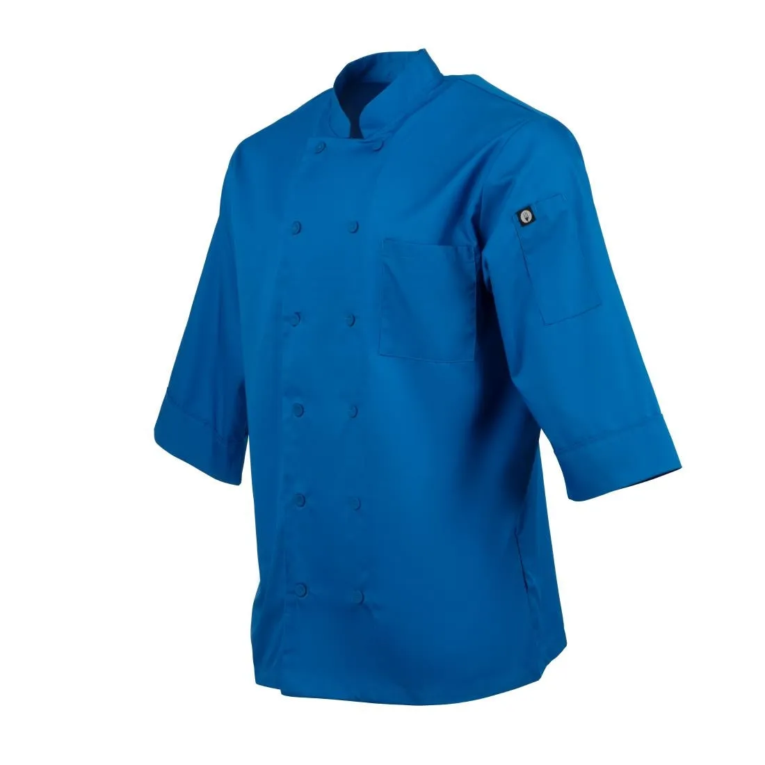 B178-XL Chef Works Unisex Chefs Jacket Blue XL