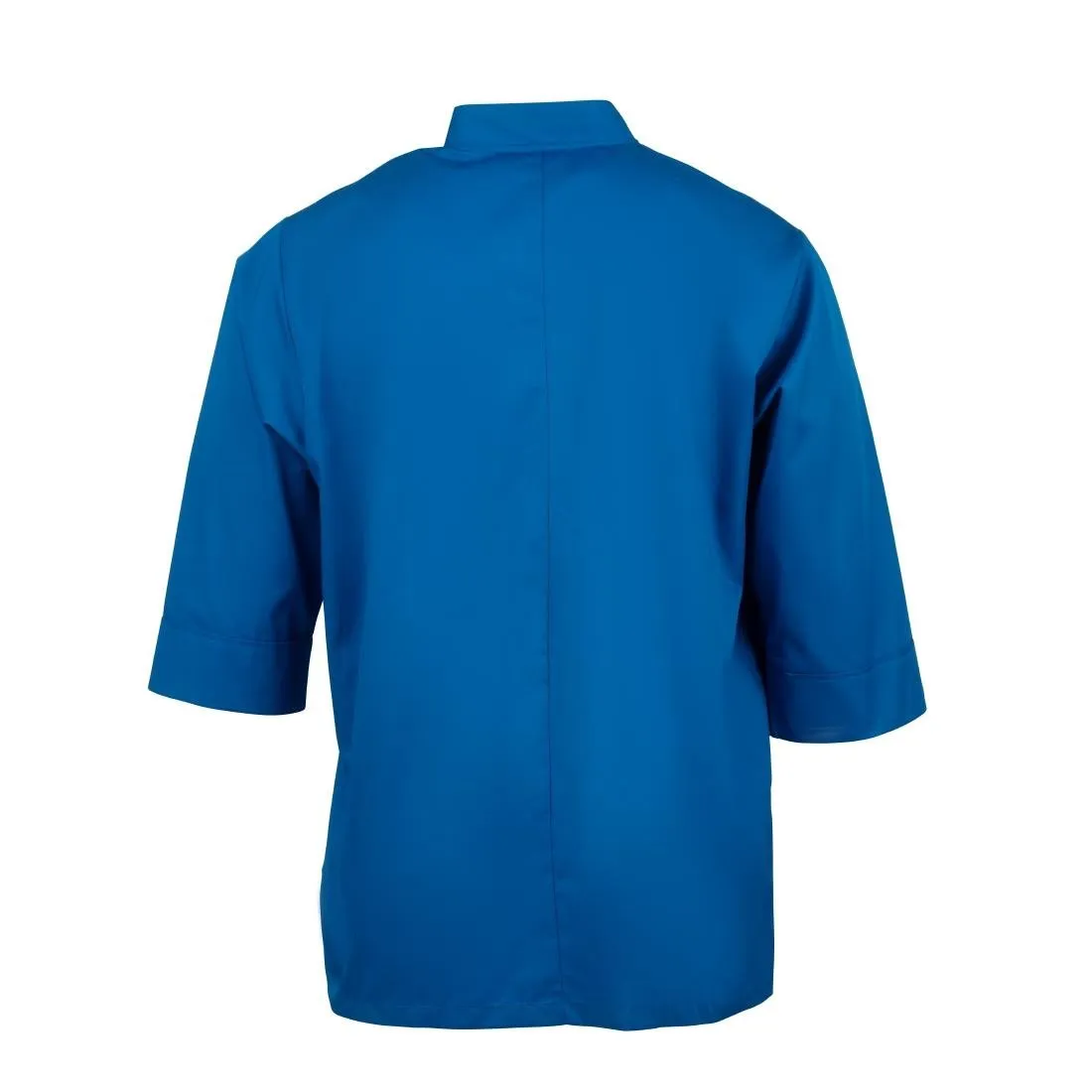 B178-XXL Chef Works Unisex Chefs Jacket Blue 2XL