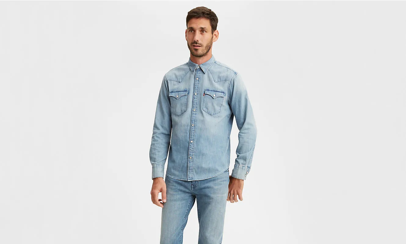 Barstow Western Shirt - Red Cast Stone