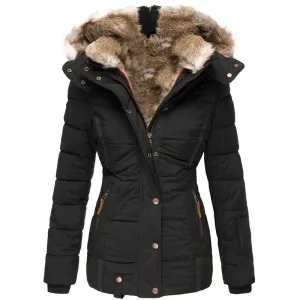 Béatrice | Warm Winter Coat with Fur Lining