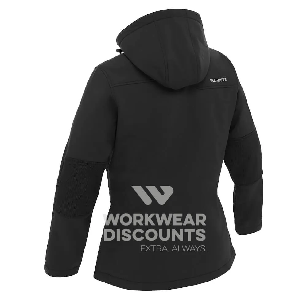 Bisley BJL6570 Womens Hooded Soft Shell Jacket