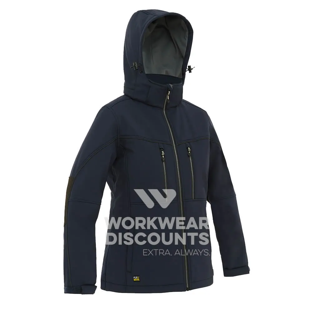 Bisley BJL6570 Womens Hooded Soft Shell Jacket