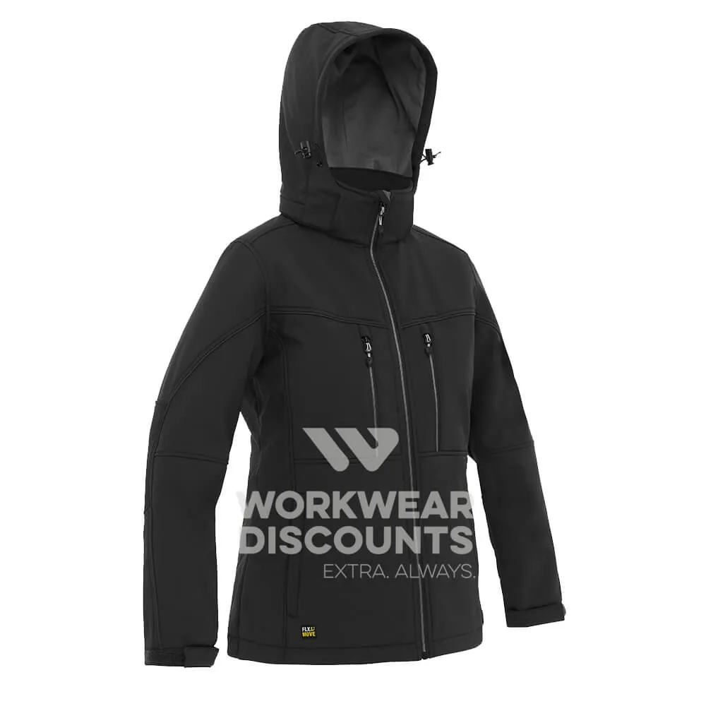 Bisley BJL6570 Womens Hooded Soft Shell Jacket