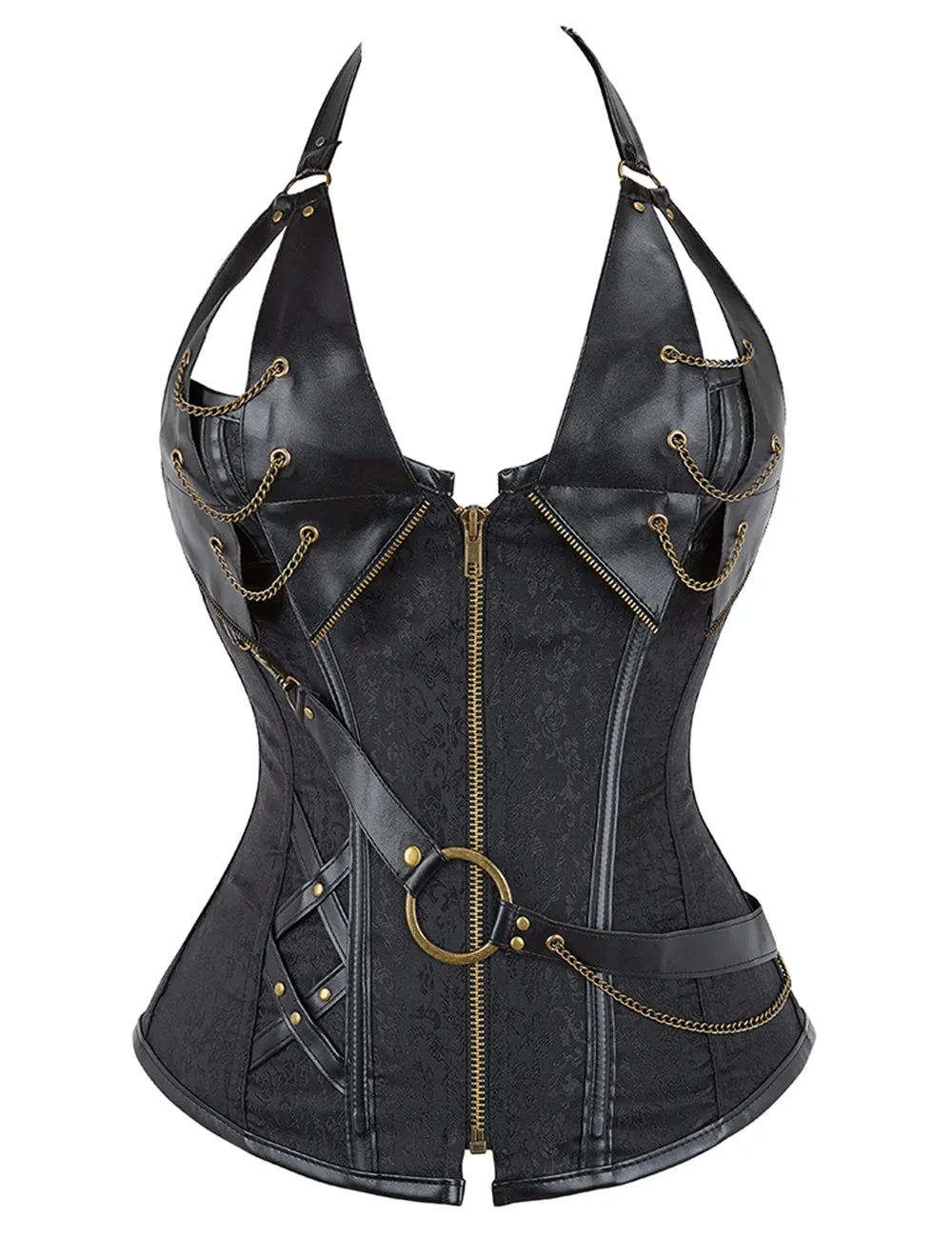 Black Soft Steel Bones Corset