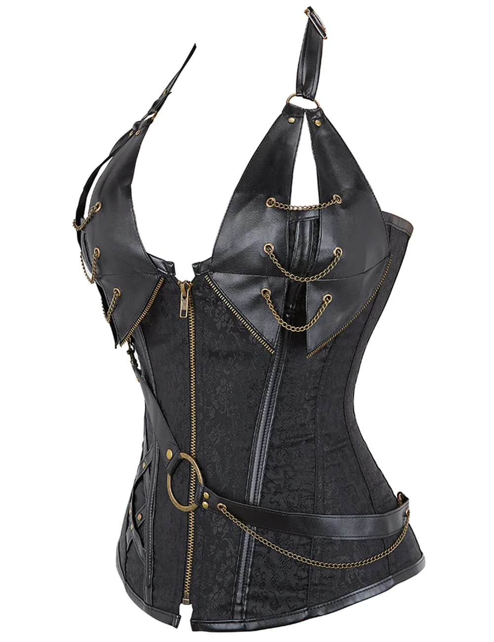 Black Soft Steel Bones Corset