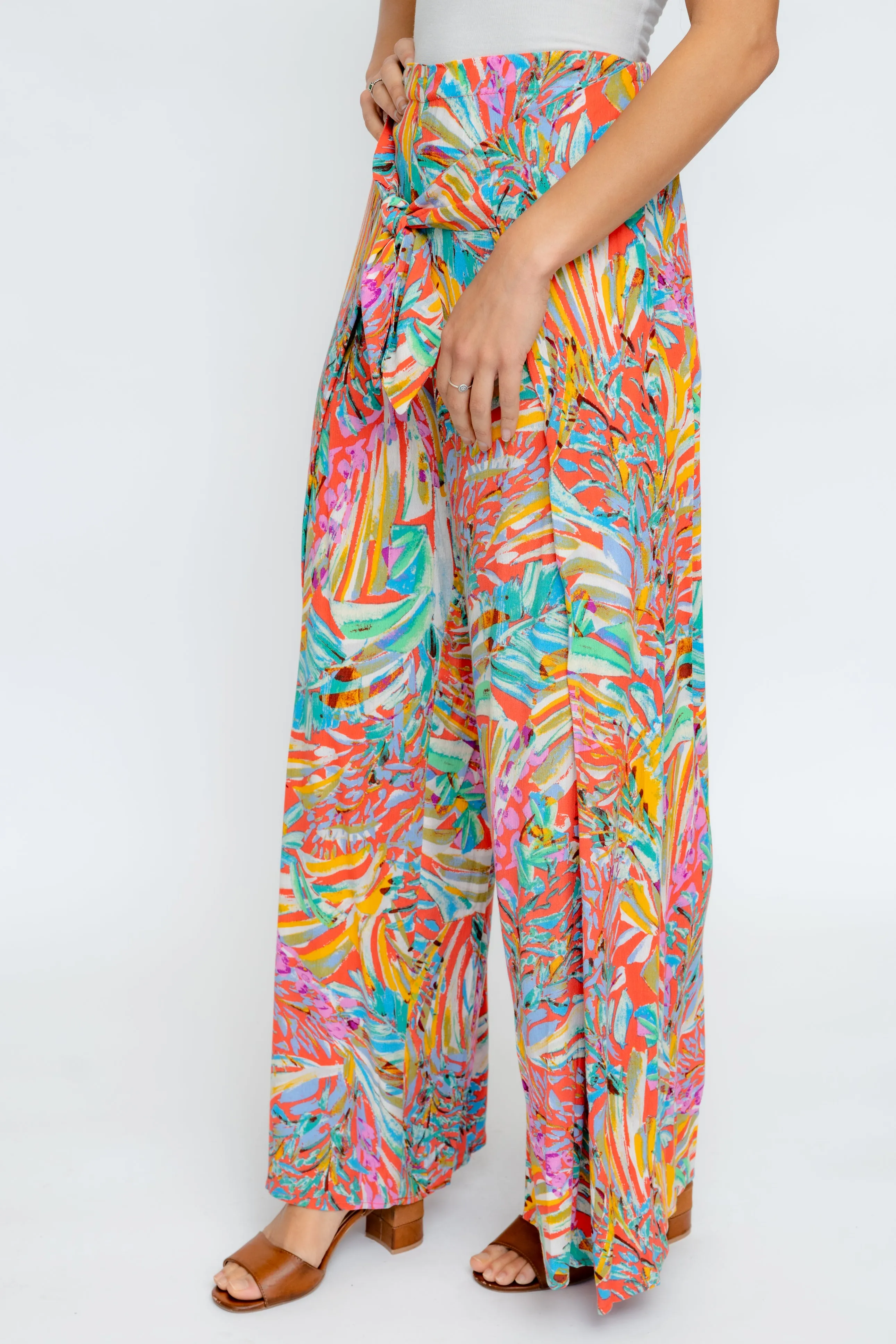 BRIGHT   BREEZY  TROPICAL PANTS