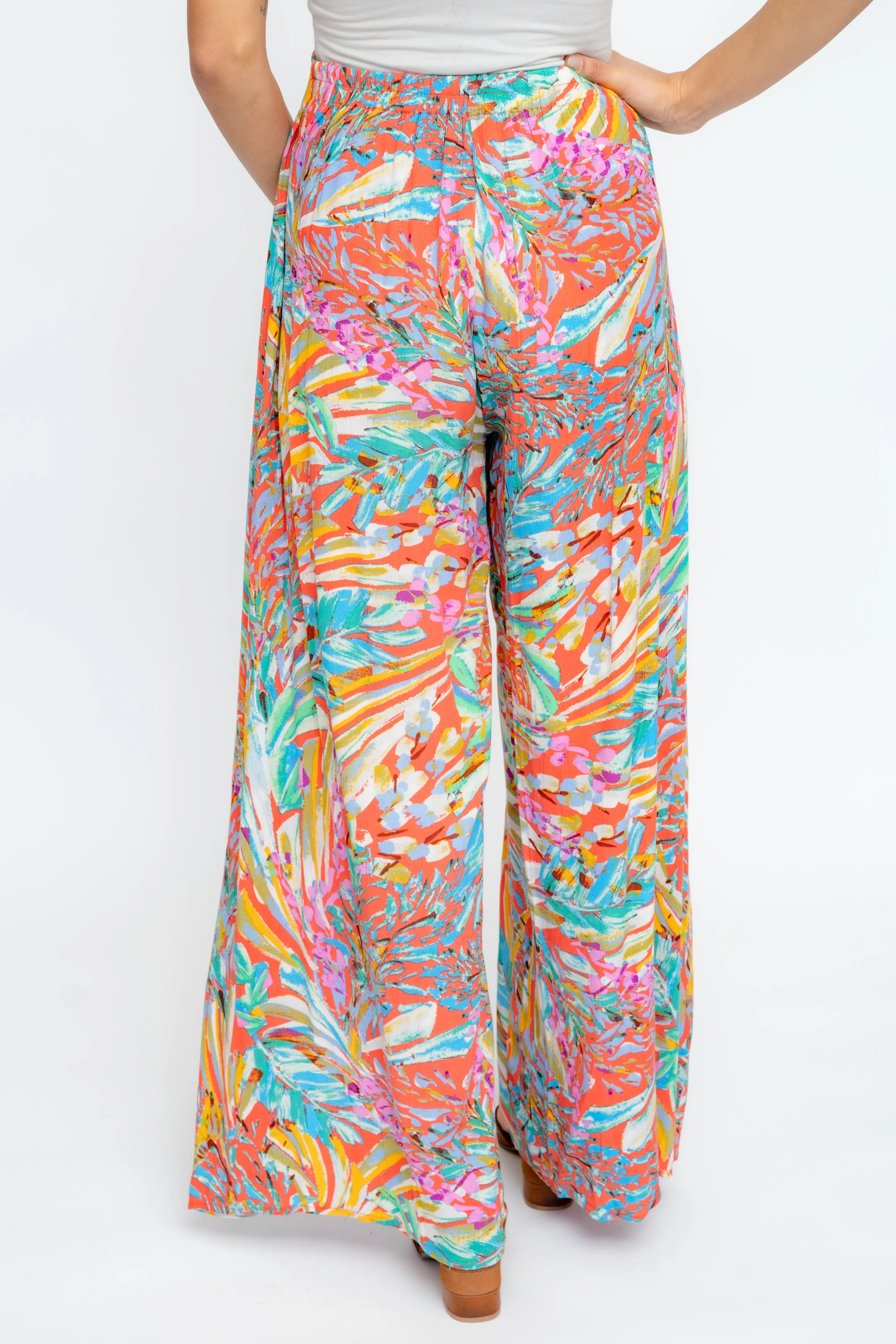 BRIGHT   BREEZY  TROPICAL PANTS