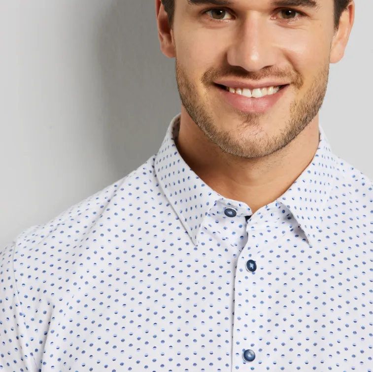 Bugatti - Blue Dot Modern Fit Shirt