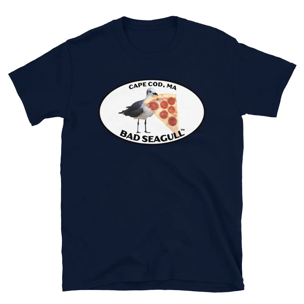 Cape Cod Bad Seagull with Pizza Tee