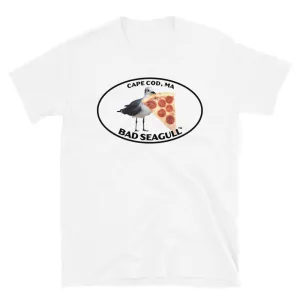 Cape Cod Bad Seagull with Pizza Tee