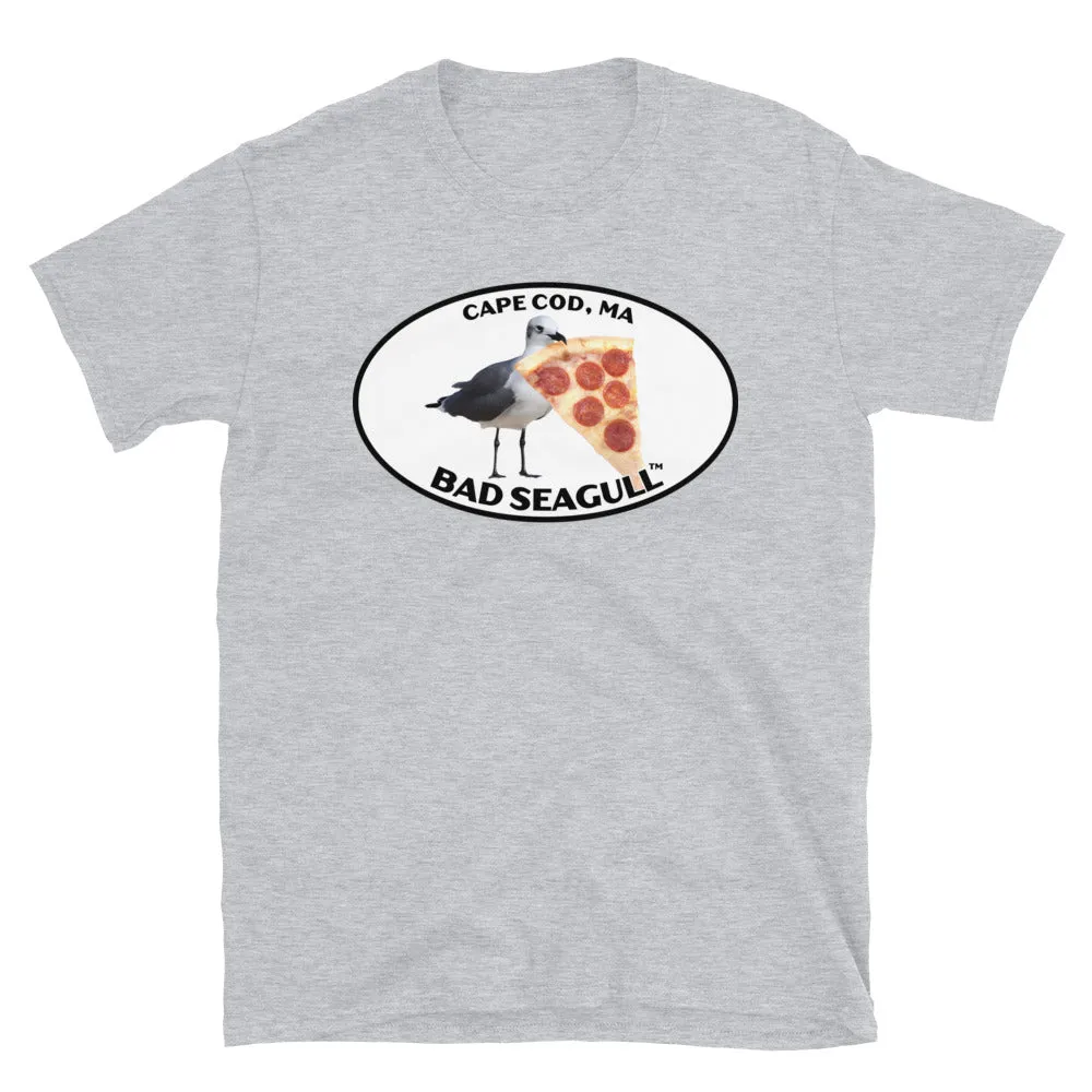 Cape Cod Bad Seagull with Pizza Tee