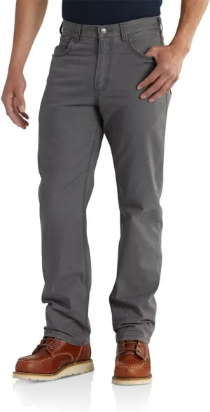 Carhartt Men's Relaxed Straight Rigby Pant, Gravel, 32W x 30L
