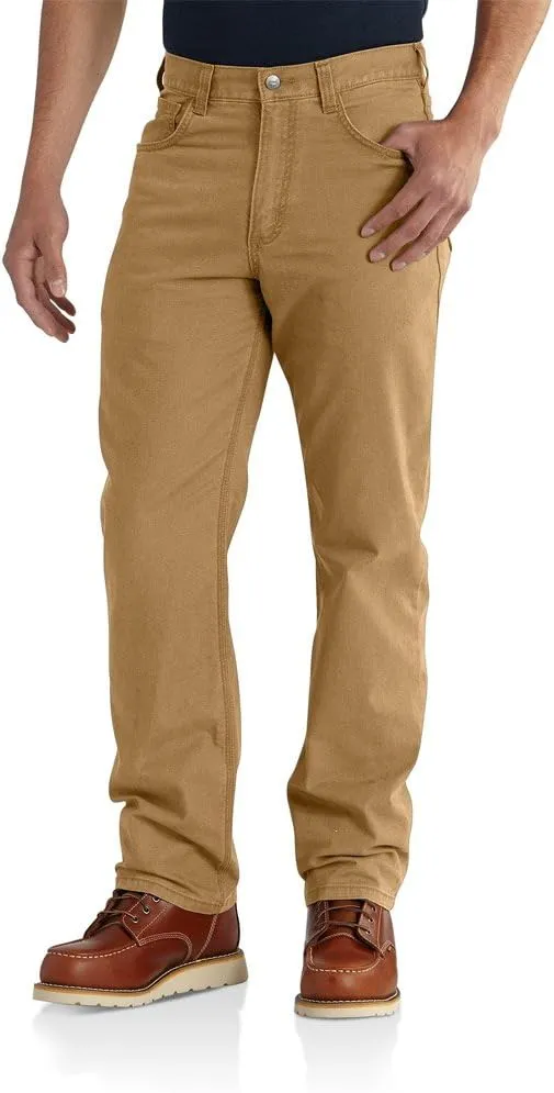 Carhartt Men's Relaxed Straight Rigby Pant, Hickory, 32W x 30L