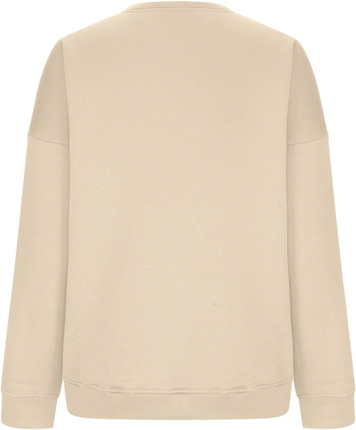 Ceboyel Oversized Sweatshirt for Women Solid Color Crewneck Pullover Tops Long Sleeve Sweaters Fall Fashion Trendy Clothes