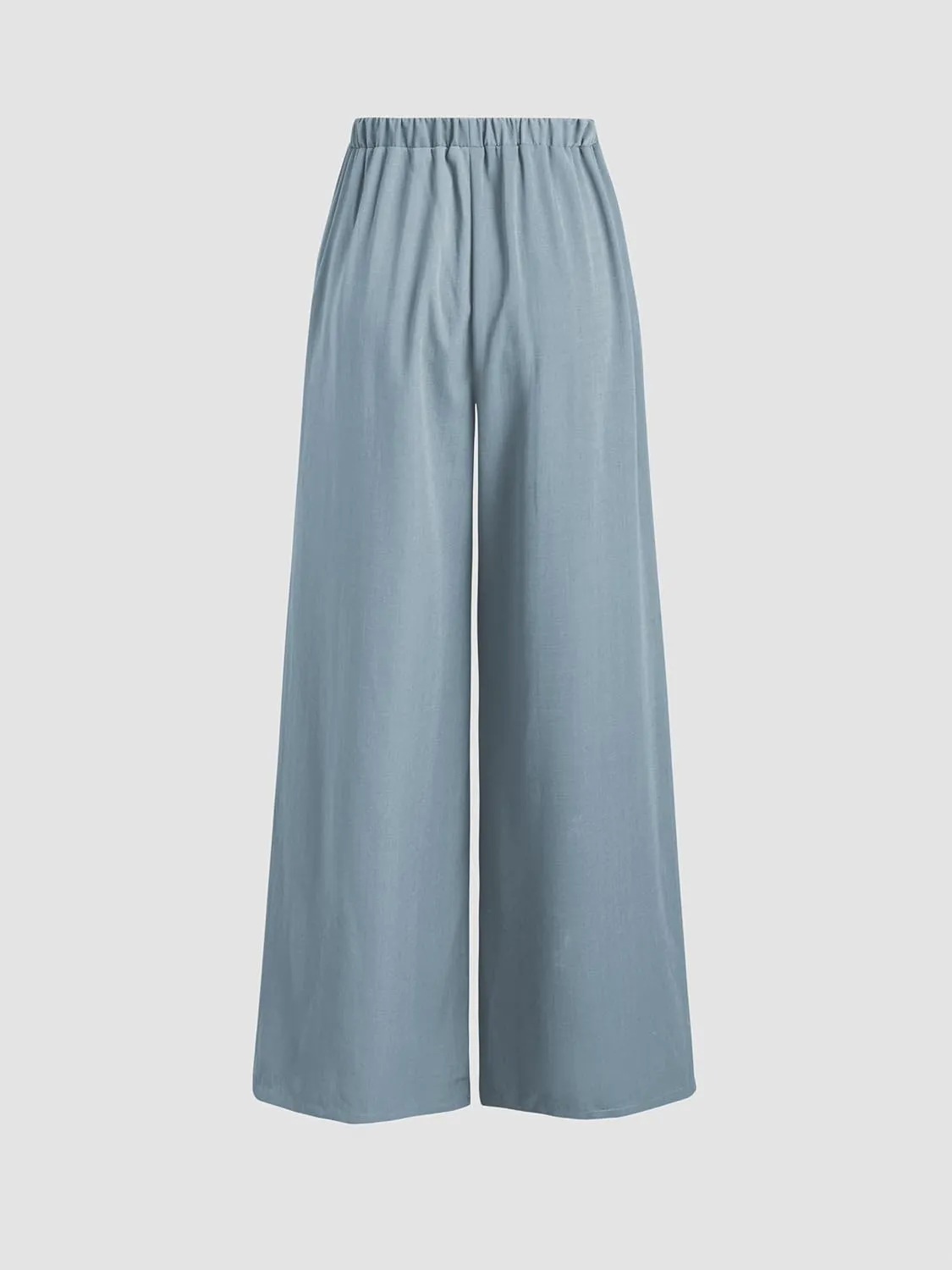 CIDER Palazzo Pants for Women Wide Leg Drawsting Elastic High Waisted Comfy Casual Flowy Pants with Pockets