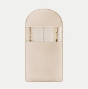 Clear Window Clothes Rack Cover, Garment Bags for Hanging Clothes, with Zipper, Winter Coat Storage for Wardrobe, Coat Hanger(Beige,58x15x90cm/23x6x35in)