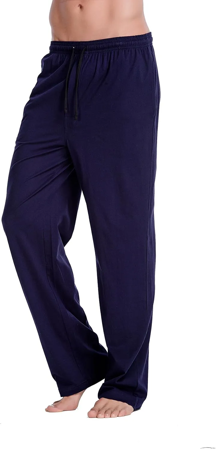 Comfortable Jersey Cotton Knit Pajama Lounge Sleep Pants