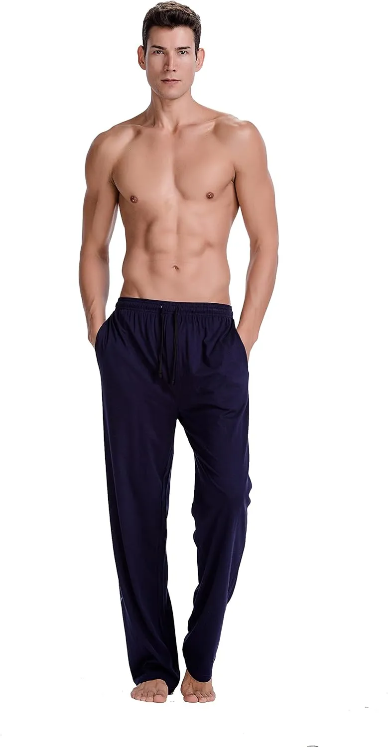 Comfortable Jersey Cotton Knit Pajama Lounge Sleep Pants