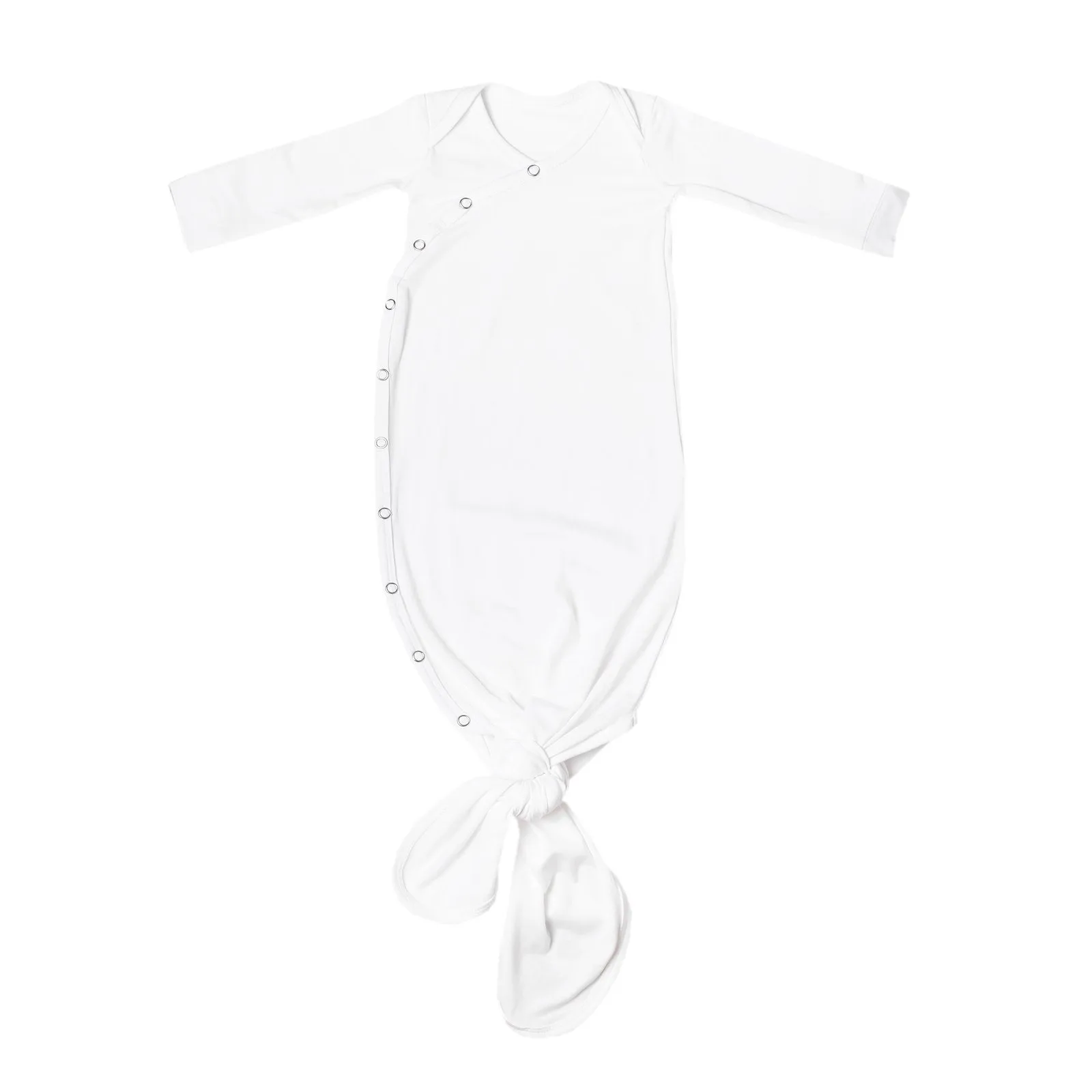 Copper Pearl - Newborn Knotted Gown - Dove