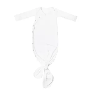 Copper Pearl - Newborn Knotted Gown - Dove