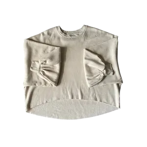 Cozy high low crop top sweater