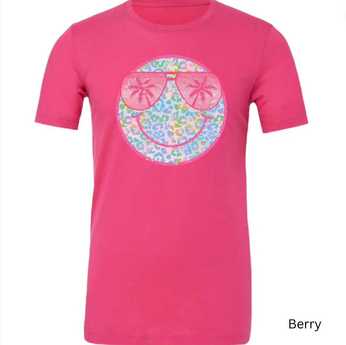 Distressed Smiley Face Tee