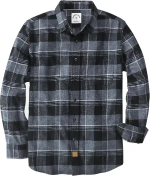 Dubinik Flannel Shirt for Men 100% Cotton Mens Flannel Shirts Long Sleeve Plaid Soft Casual Button Down Shirt Men