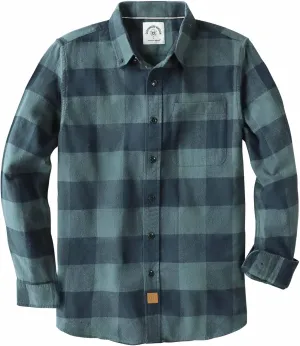 Dubinik Flannel Shirt for Men 100% Cotton Mens Flannel Shirts Long Sleeve Plaid Soft Casual Button Down Shirt Men