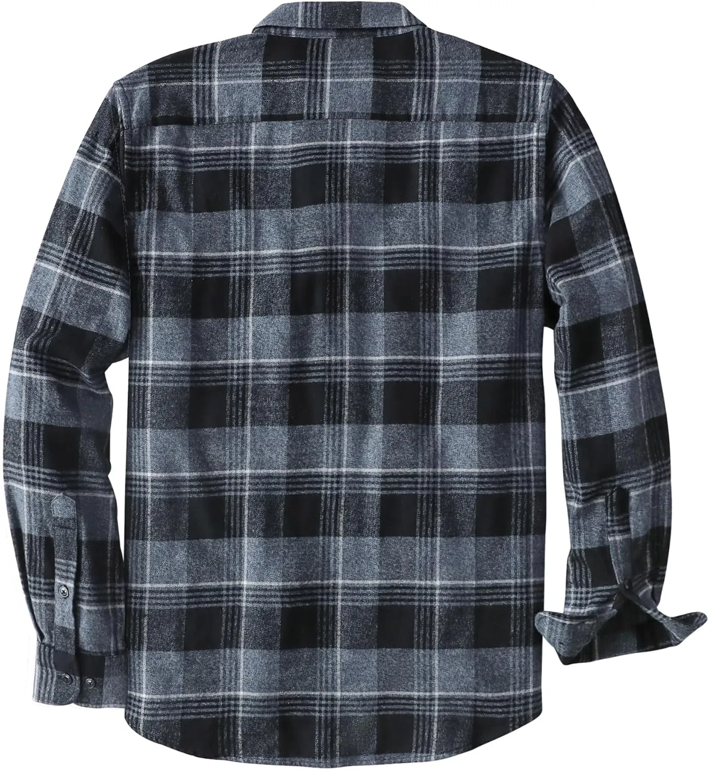 Dubinik Flannel Shirt for Men 100% Cotton Mens Flannel Shirts Long Sleeve Plaid Soft Casual Button Down Shirt Men