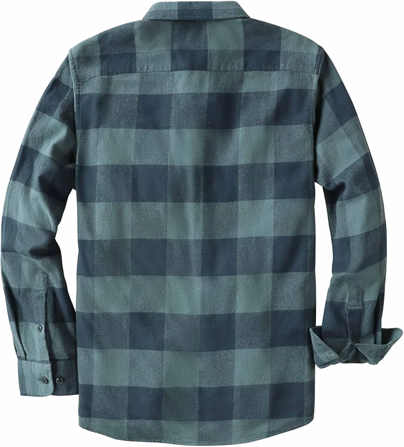 Dubinik Flannel Shirt for Men 100% Cotton Mens Flannel Shirts Long Sleeve Plaid Soft Casual Button Down Shirt Men