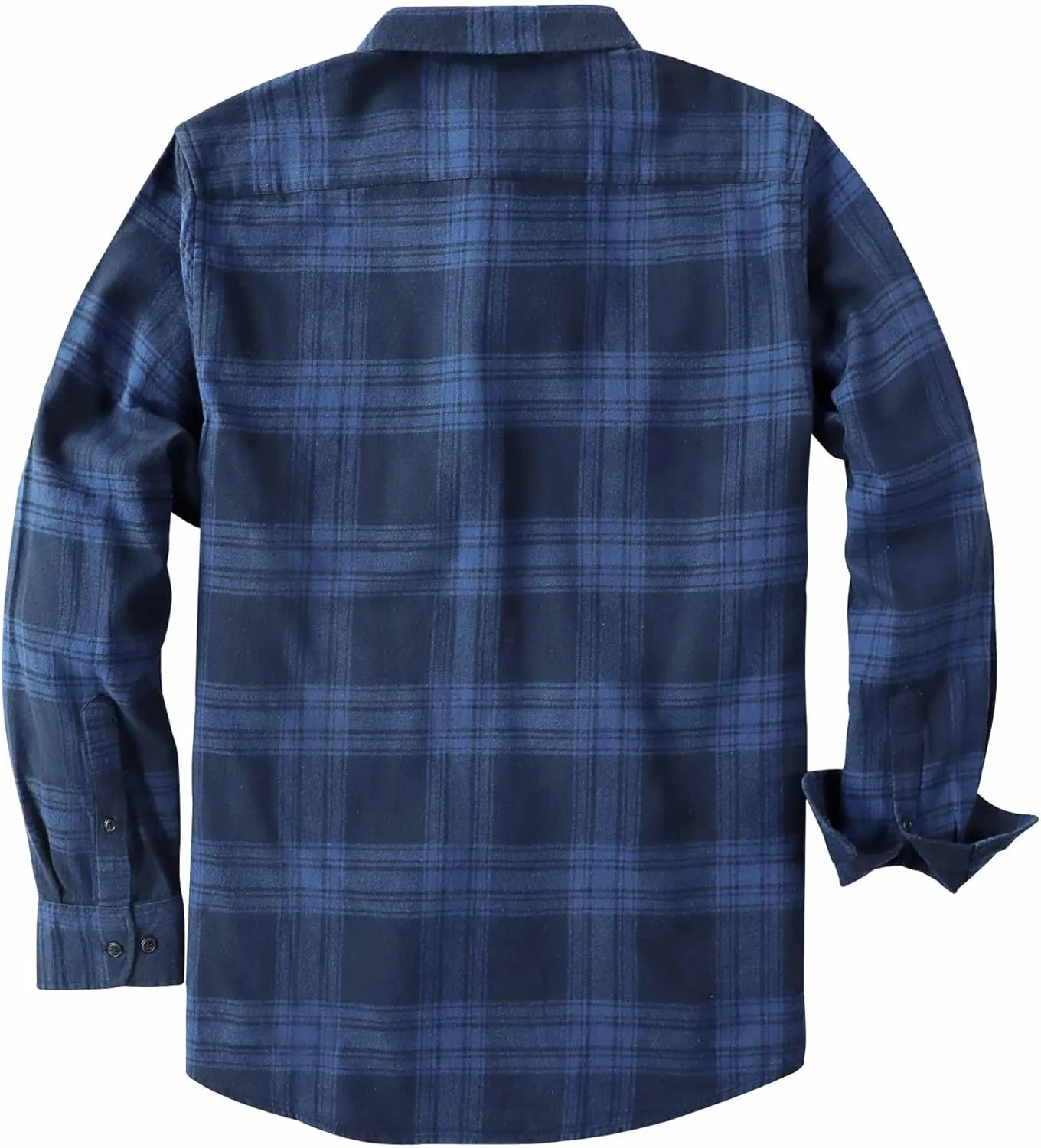 Dubinik Flannel Shirt for Men 100% Cotton Mens Flannel Shirts Long Sleeve Plaid Soft Casual Button Down Shirt Men