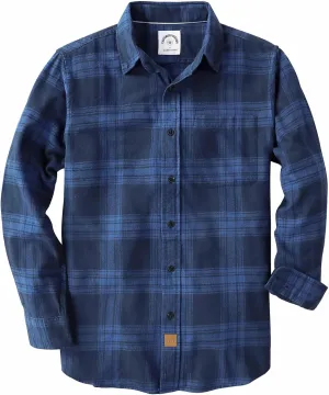 Dubinik Flannel Shirt for Men 100% Cotton Mens Flannel Shirts Long Sleeve Plaid Soft Casual Button Down Shirt Men