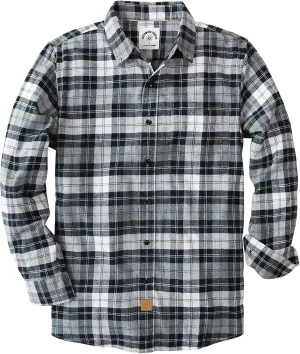 Dubinik Flannel Shirt for Men 100% Cotton Mens Flannel Shirts Long Sleeve Plaid Soft Casual Button Down Shirt Men