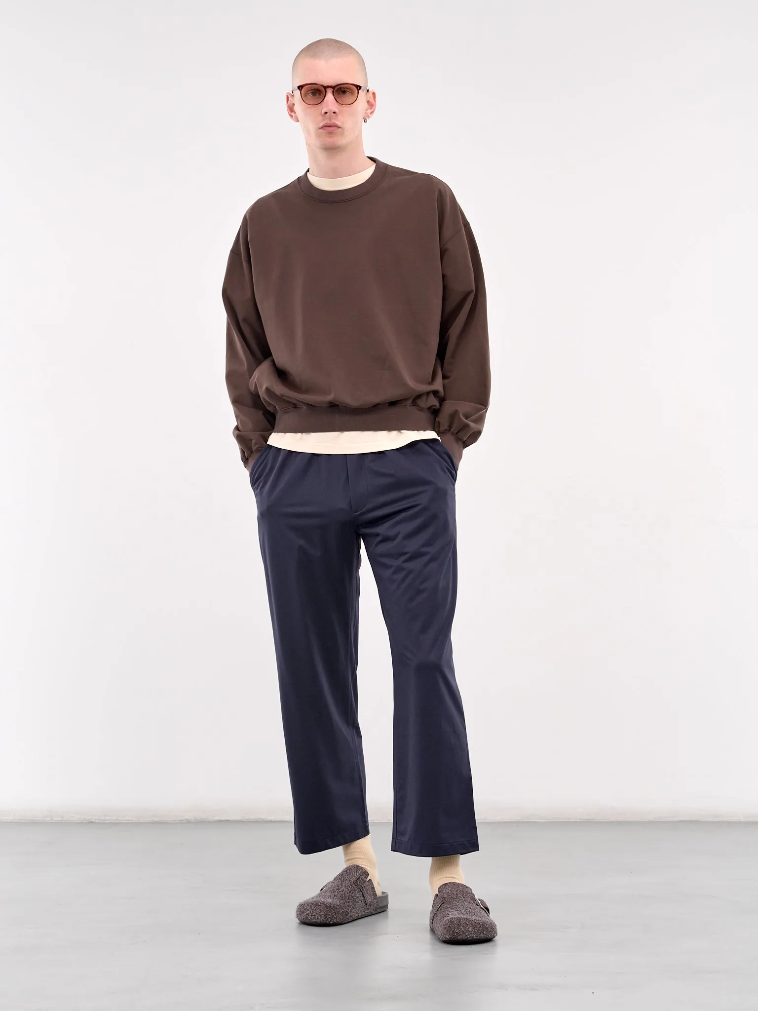 Elasticated Trousers (KM25S-021-NAVY)