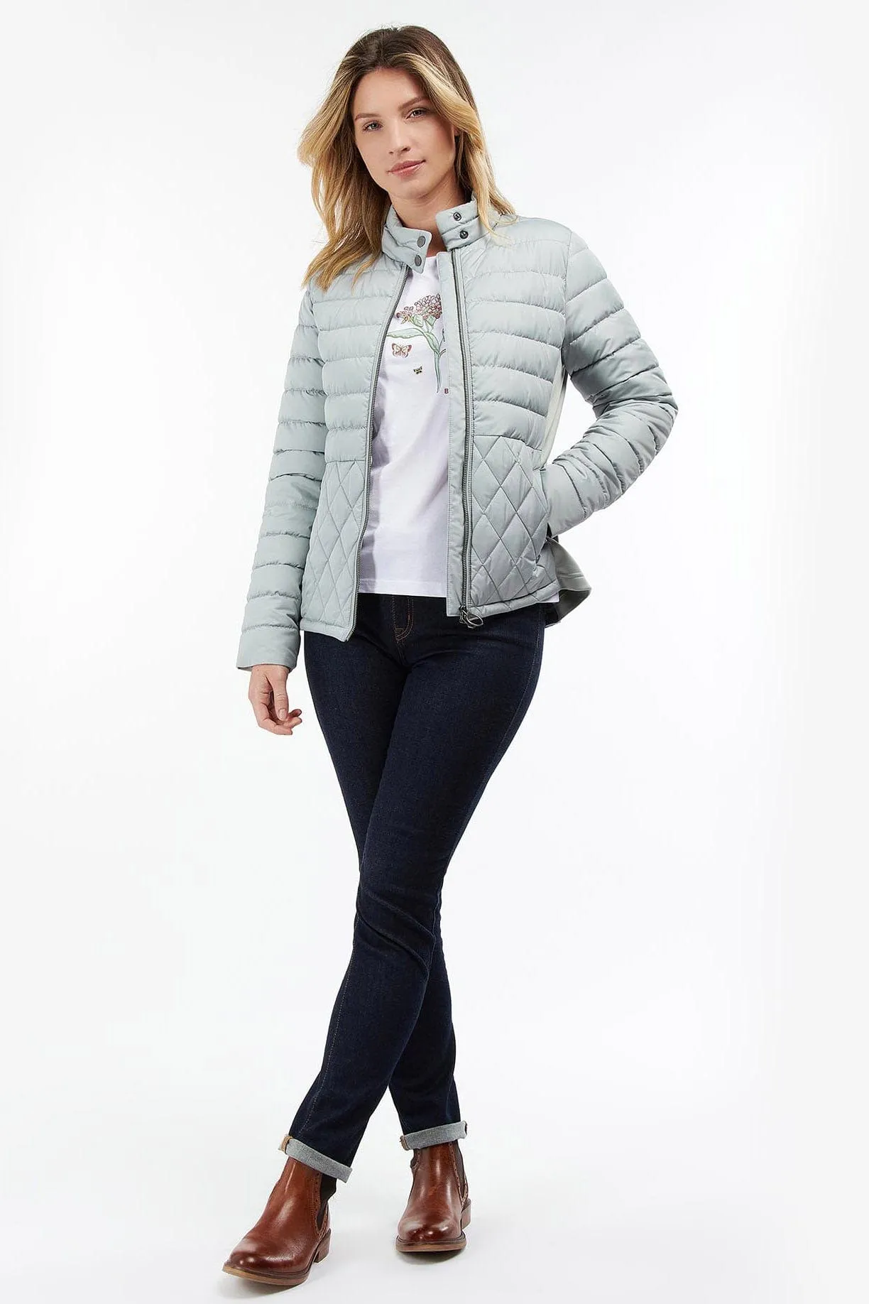 Esme Quilted Jacket - Lily Pad