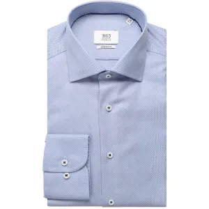 ETERNA 1863 MODERN FIT SHIRT BLUE TEXTURED 8191.X669.14
