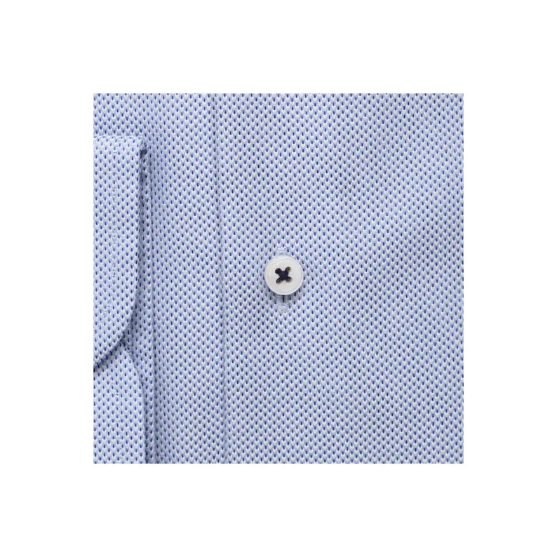 ETERNA 1863 MODERN FIT SHIRT BLUE TEXTURED 8191.X669.14