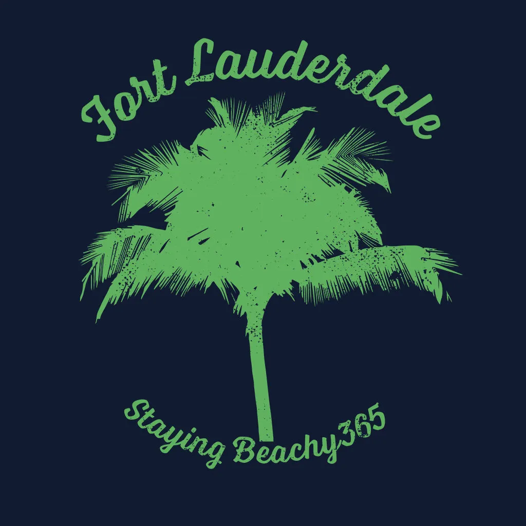 Fort Lauderdale Vintage Palm Tree Tee