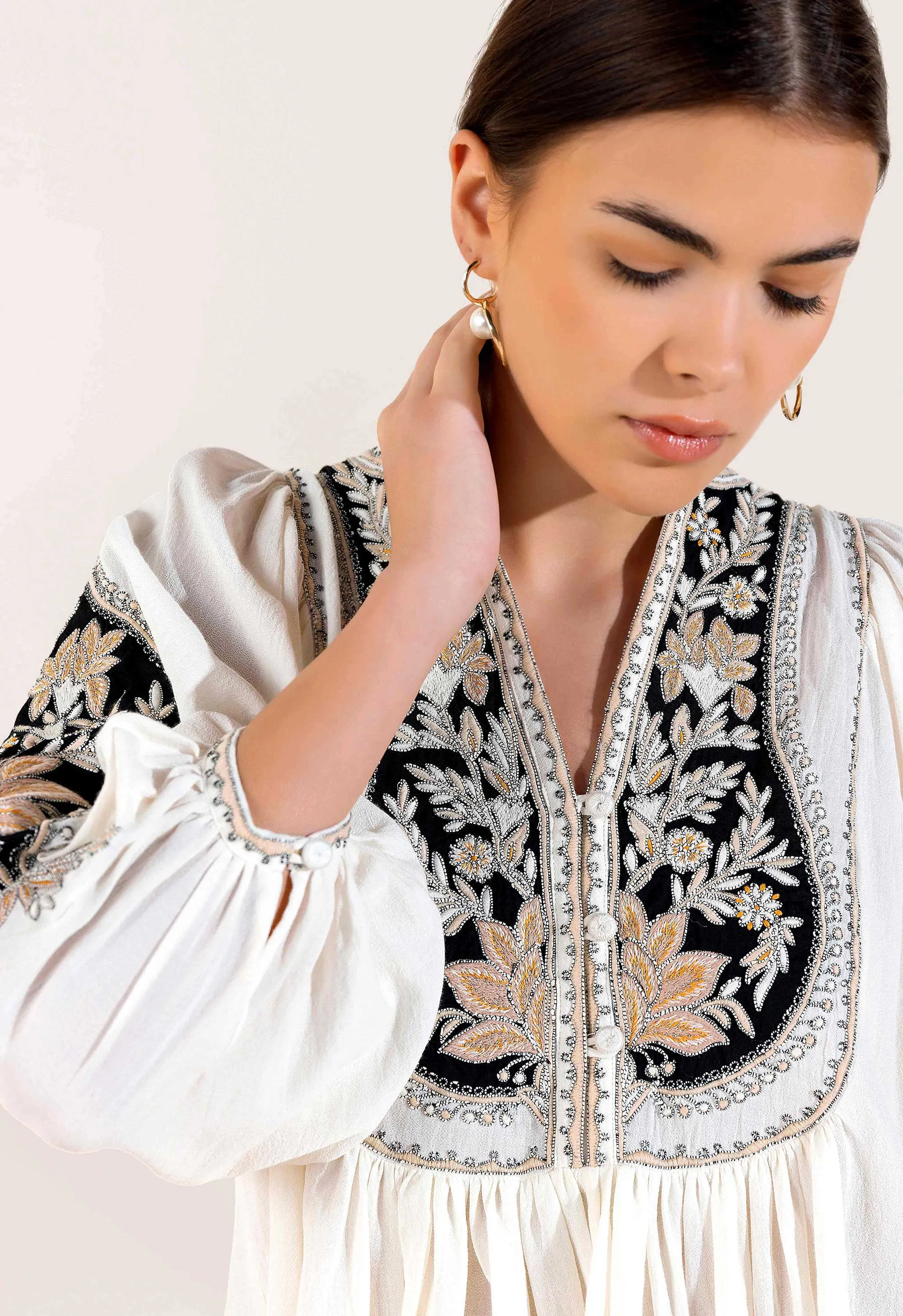 Francine Blouse White