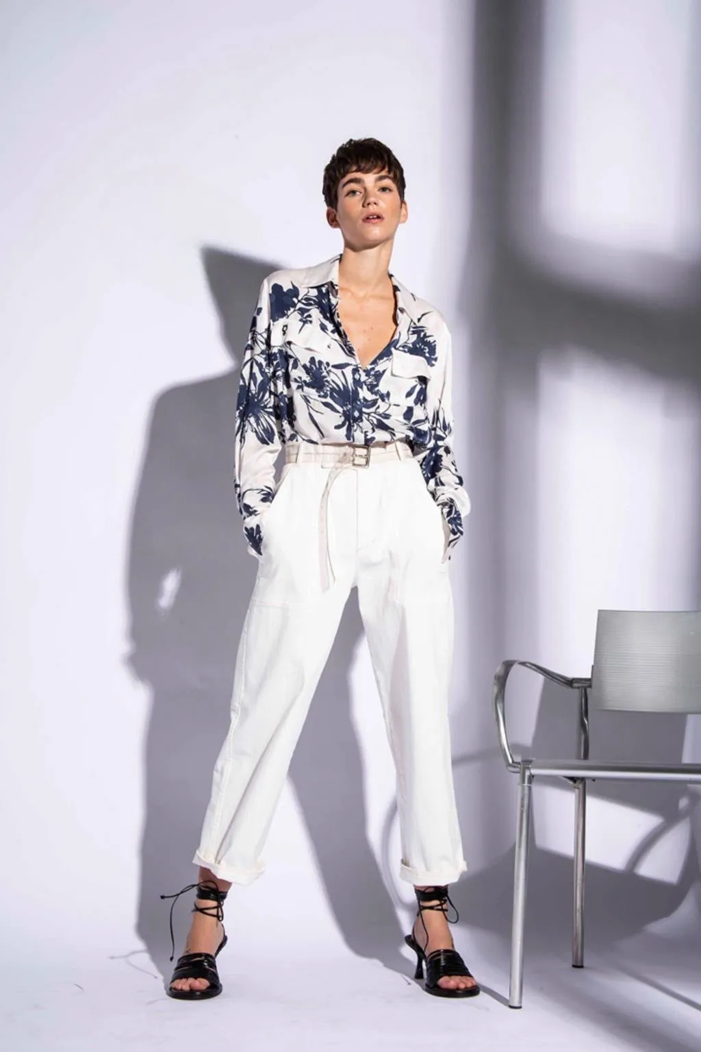 Funky Staff Zita Trousers - White