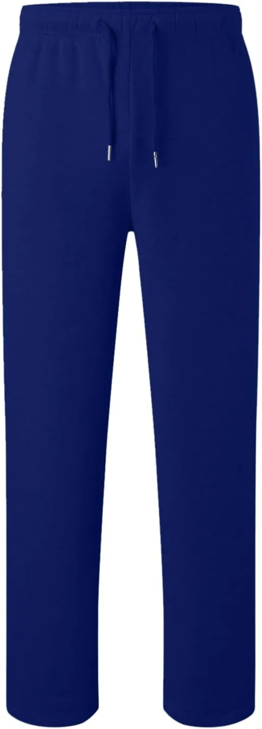 FZVYD Men's Sweatpants Athletic Lounge Pants Elastic Waist Drawstring Casual Joggers Relaxed Tapered Trousers with Pockets